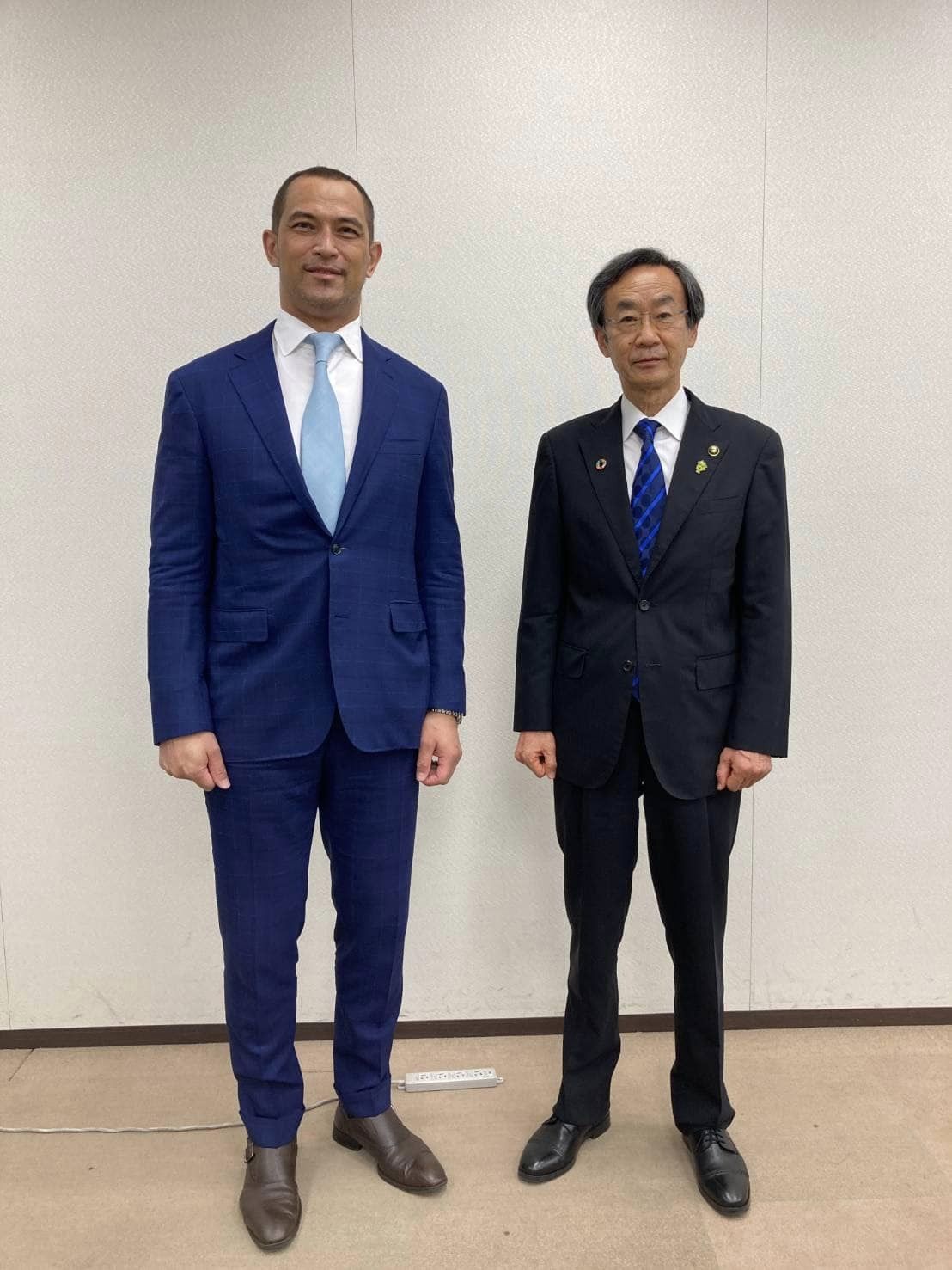室伏広治スポーツ庁長官と意見交換