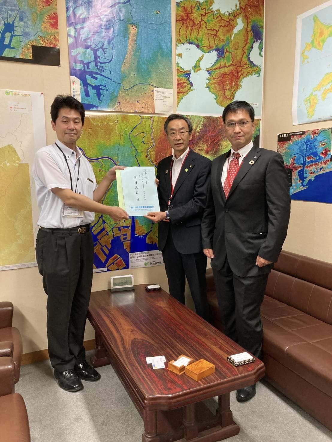 富士川改修促進期成同盟会等要望活動