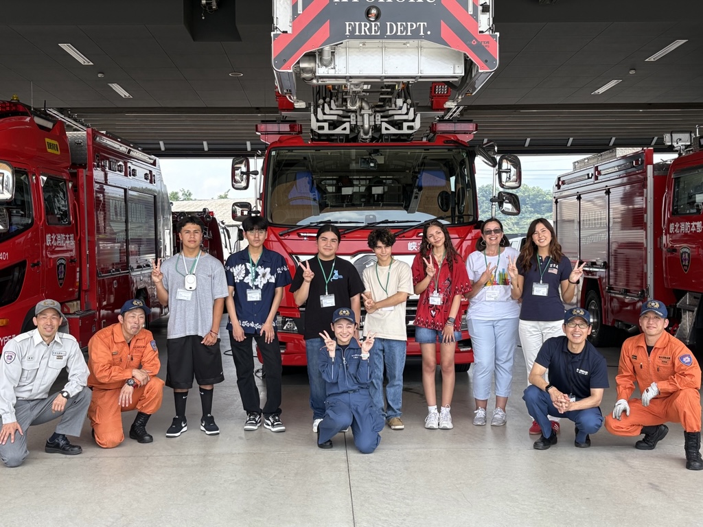 峡北消防署へ訪問しました