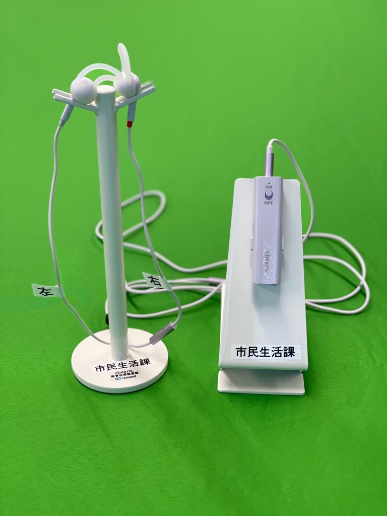 軟骨伝導イヤホンの写真