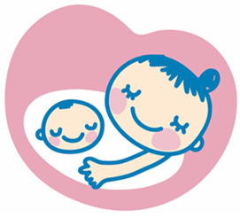 母と子のイラストが描かれたマタニティマーク