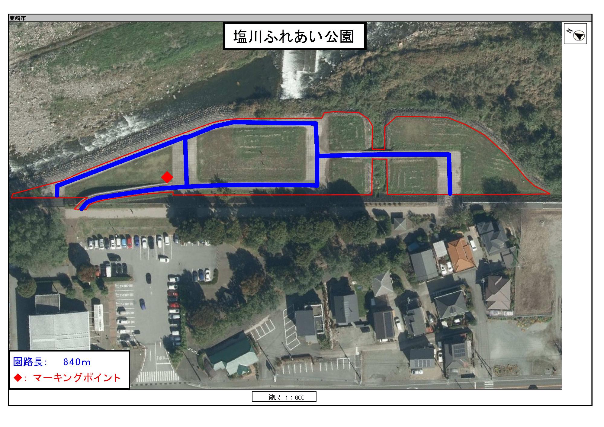 塩川ふれあい公園園路