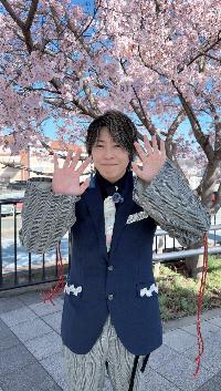 韮崎駅桜
