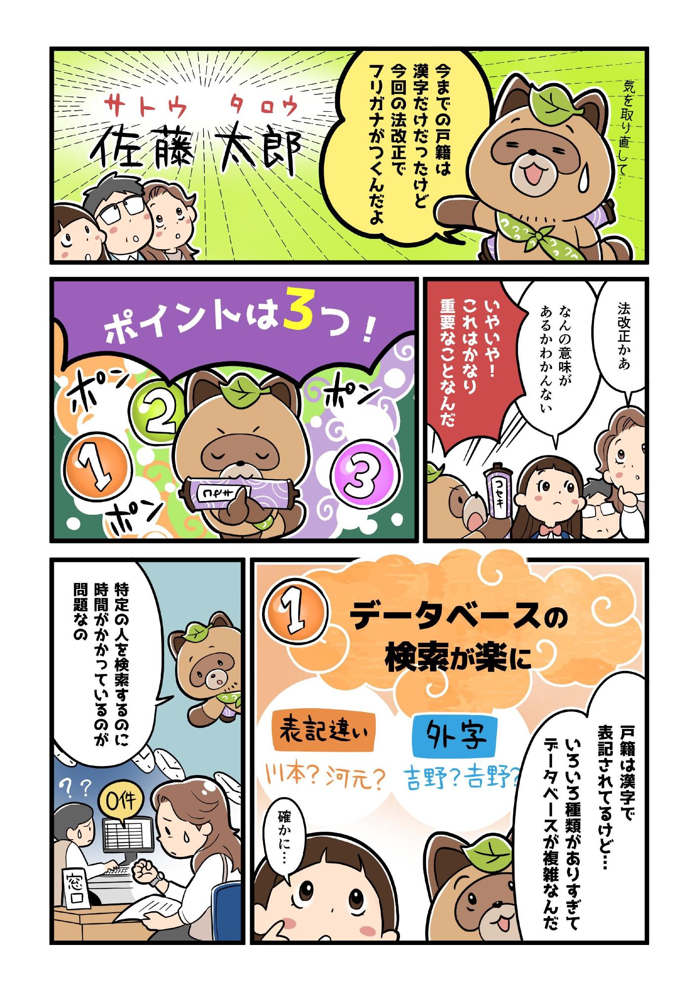 マンガでわかる戸籍ふりがな2