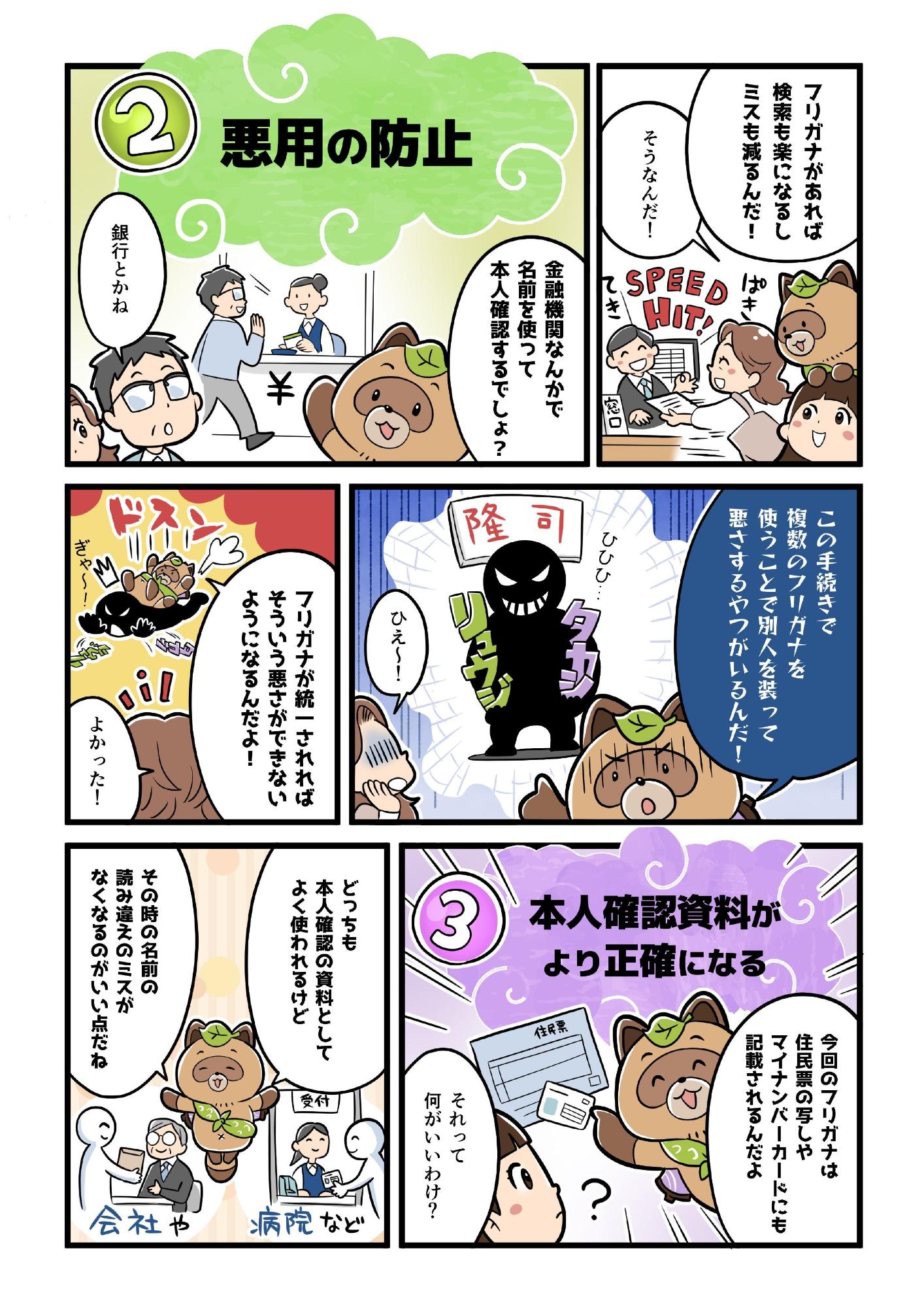 マンガでわかる戸籍ふりがな3