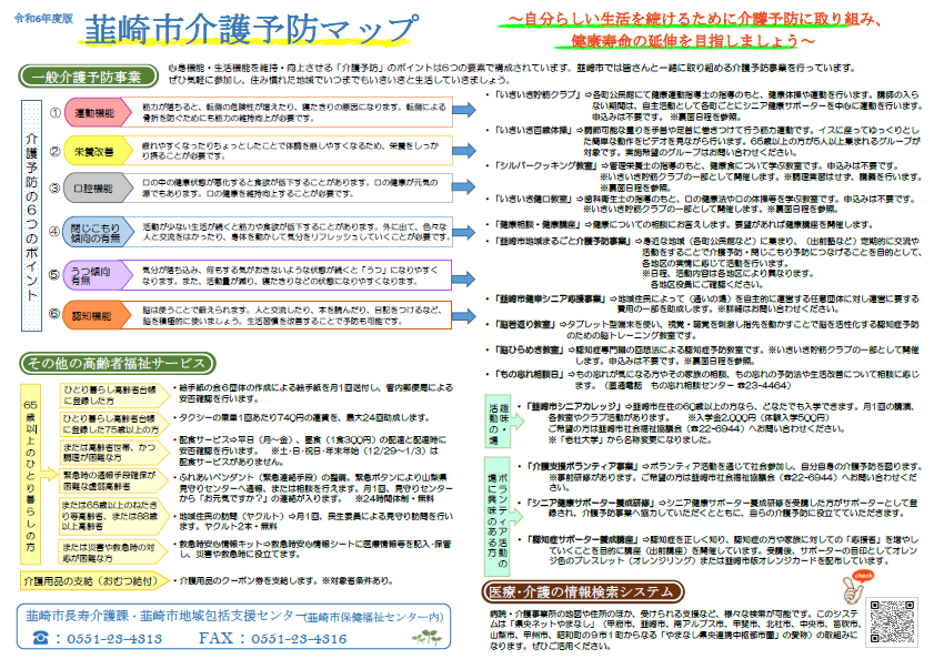 令和6年度介護予防マップ